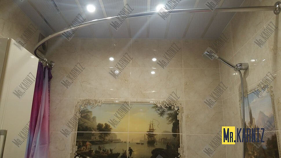 Карниз для ванны Besco Rima 130х85 Усиленный 25 мм MrKARNIZ фото 9