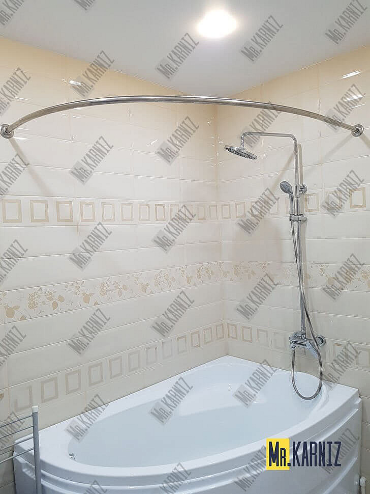 Карниз для ванны Besco Rima 130х85 Усиленный 25 мм MrKARNIZ фото 16