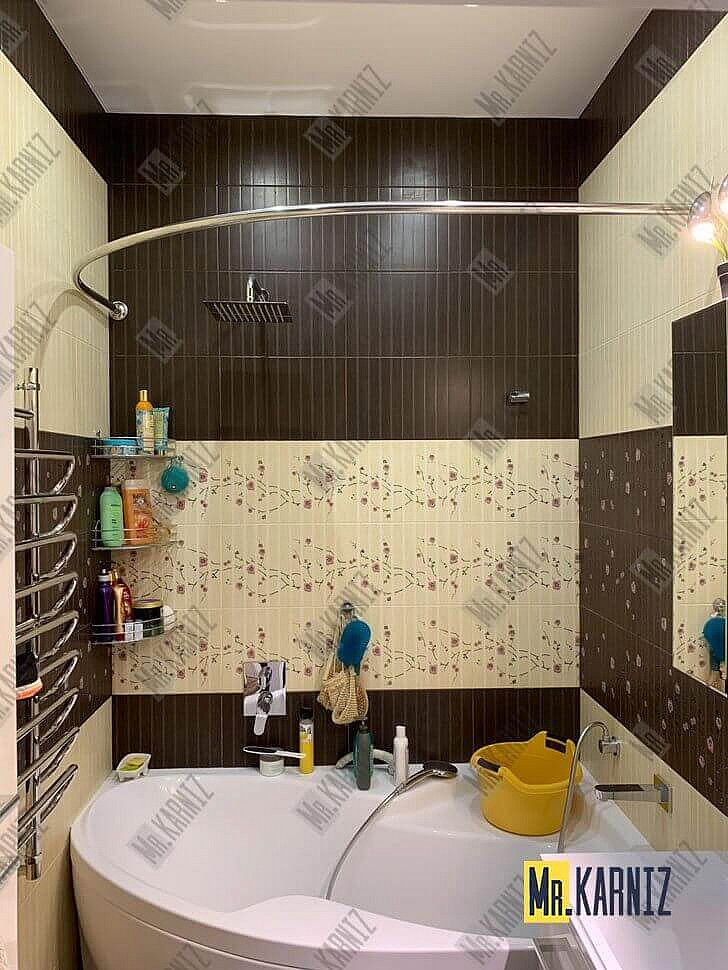 Карниз для ванны THERMOLUX INFINITY Life 164х164 Усиленный 25 мм MrKARNIZ фото 3