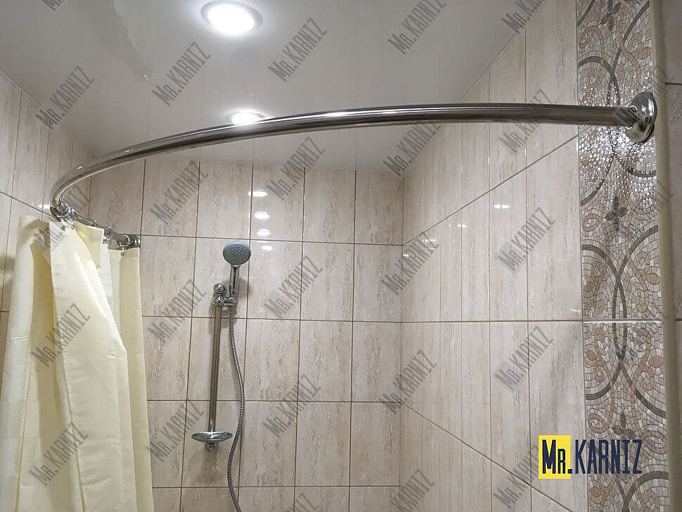 Карниз для ванны EvaGold OLB-807 угловой 170х120 Усиленный 25 мм MrKARNIZ фото 3