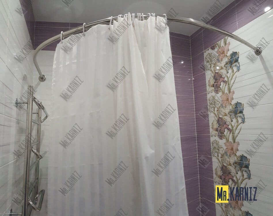 Карниз для ванны Aquatika Матрица 155х155 Усиленный 20 мм MrKARNIZ фото 8