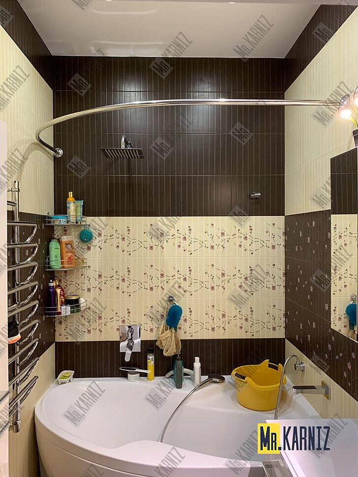 Карниз для ванны EvaGold OLB-807 угловой 170х120 Усиленный 25 мм MrKARNIZ фото 9