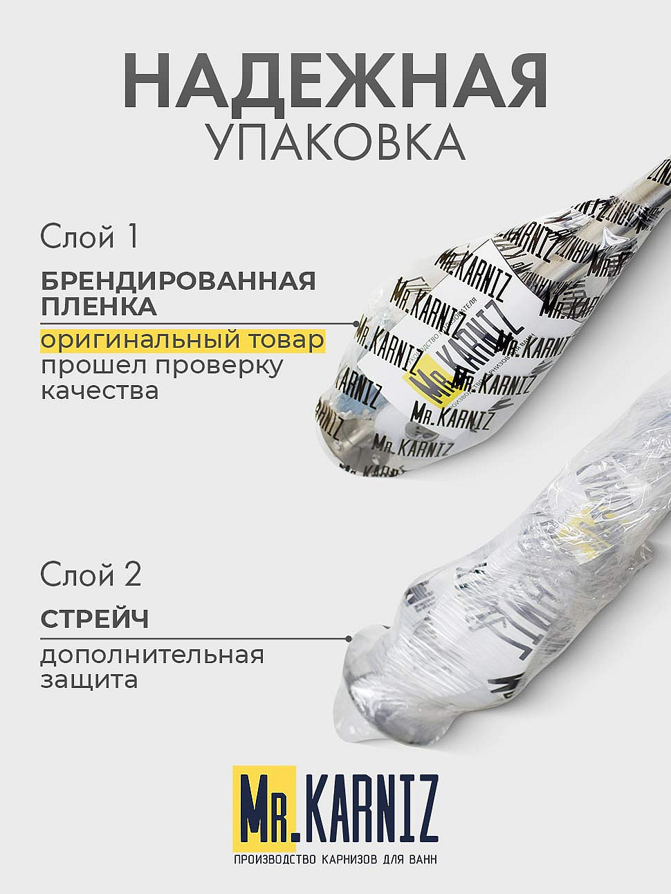 Карниз для ванны Alpen Astarta 175х90 Усиленный 20 мм MrKARNIZ фото 6