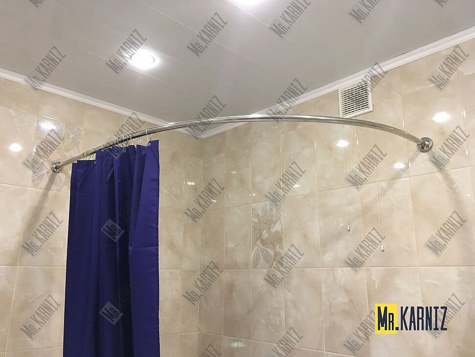 Карниз для ванны Alex Baitler Nero 160х100 Усиленный 25 мм MrKARNIZ фото 13