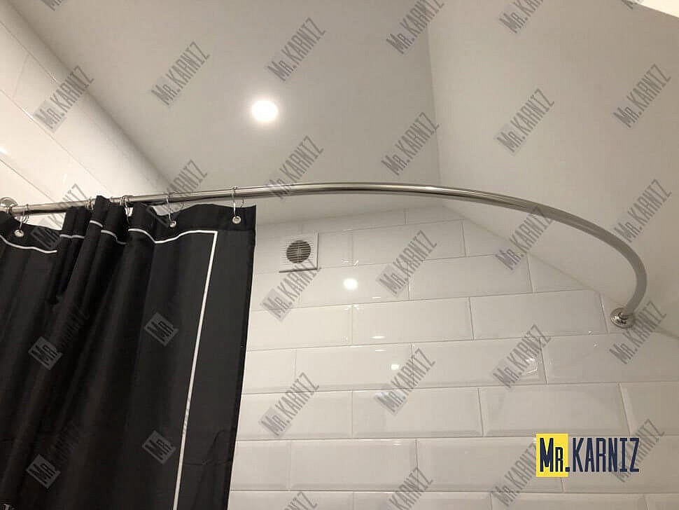 Карниз для ванны Alex Baitler Nero 160х100 Усиленный 25 мм MrKARNIZ фото 15