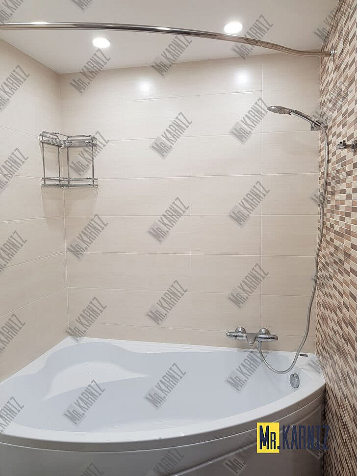 Карниз для ванной Vannesa Миранда Передний борт 168х95 Усиленный 20 мм MrKARNIZ фото 16