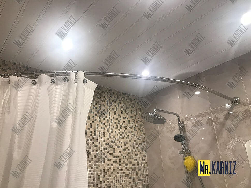 Карниз для ванной Vannesa Монти Передний борт 150х105 Усиленный 20 мм MrKARNIZ фото 9